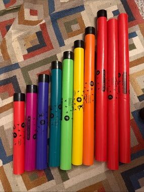 Rainbow Boomwhackers Percussion Tube Set - Multicolor